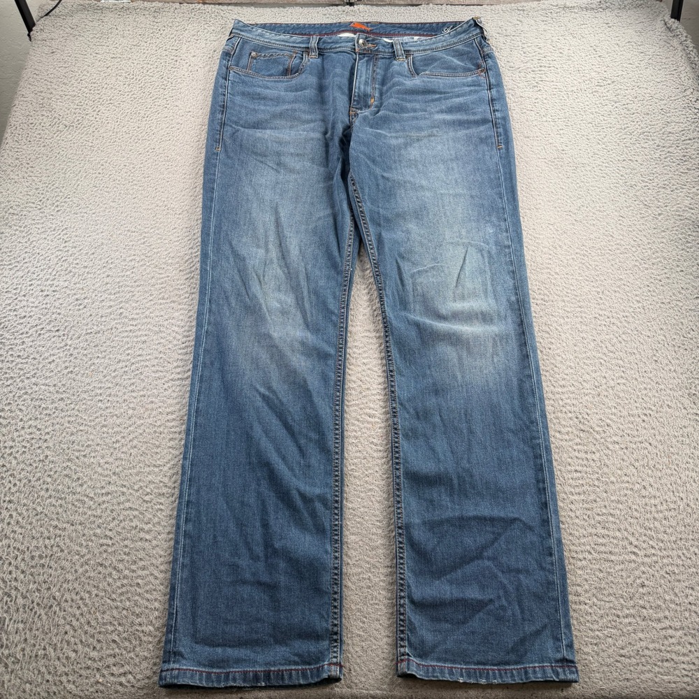Tommy Bahama Sand Drifter Jeans Mens 36x33 Blue Straight Leg Denim Casual